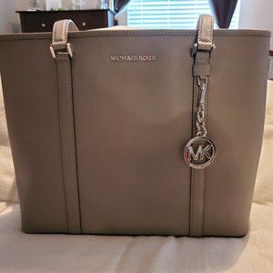 Grey shoulder MK handbag